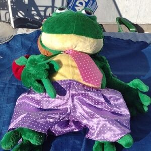 - Large Hug&NLuv Frog Plush NWT